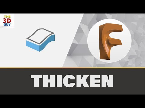 How to Thicken Surface Models in Fusion 360
