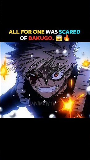 ALL FOR ONE SCARED OF BAKUGO 😱🔥||MHA FINAL SEASON 8 #myheroacademia #anime #edit #mha #amv