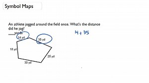 Using Symbol Maps (English Lengths and Distances) ( Video ) | Measurement