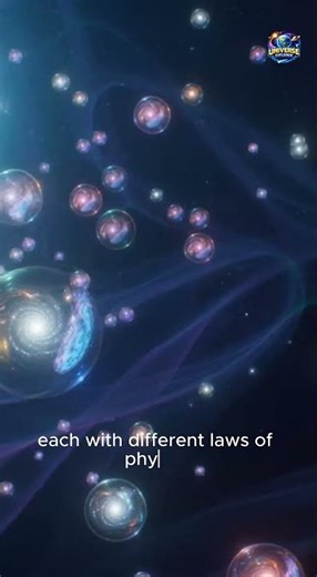 The concept of a multiverse and how it might explain the vastness of space. #space #shorts