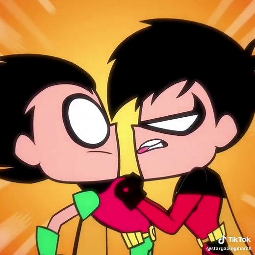 they made him emo!! #timdrake #teentitansgo #ttg #teentitans #robin #starfire #cyborg #raven #beastboy #batman #foryou #fy #stxrrymiller