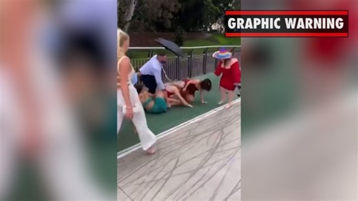 Vicious Spring Carnival brawl caught on camera