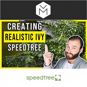 MOT Studio - Speedtree Tutorial - Easy way to make realistic Ivy in 15 mins