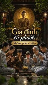 Gia đình có phước không phải vì giàu