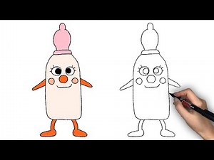 アンパンマンのみるくぼうやの描き方｜How to draw a Milkboya #159