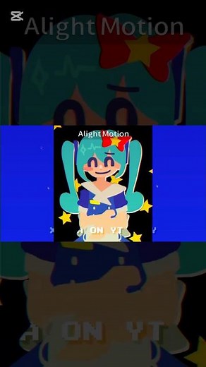 STATIC miku x mesmerizer || alight motion animation meme/edit