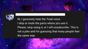 RTGame on Instagram: "RT, I genuinely Hate the Toad Voice"