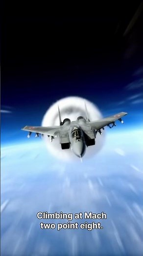 This Jet Can Climb 80,000 Feet Into The Sky #shorts
