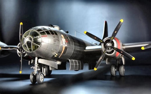 [PLASMO - plastic] B -29 Superfortress -Academy 1_72-飞机模型