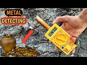 How to make Metal Detector using Multimeter, metal detecting best device,