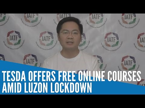 Tesda offers free online courses amid Luzon lockdown
