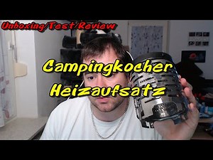 Heizaufsatz für Gaskocher/Campingkocher | 2000 Watt Heizleistung