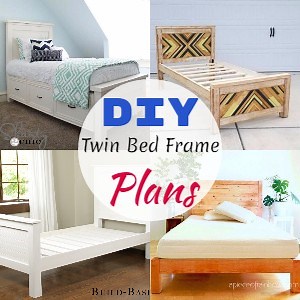 26 DIY Twin Bed Frame Plans For Kids And Guest Room - DIYnCrafty