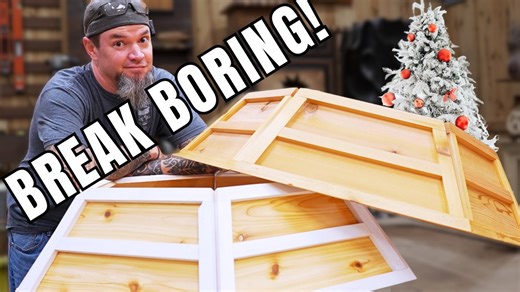 DIY collapsible tree skirt