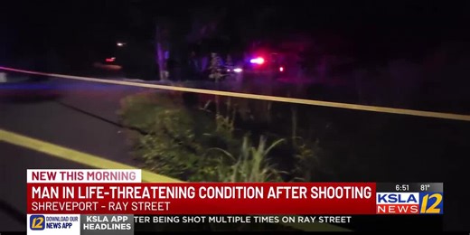 Man in life-threatening condition after shooting on Ray Street
