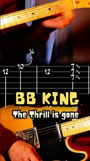 The Thrill Is Gone | BB KING & TABS