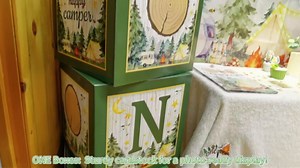 One Happy Camper Birthday Decorations, Camping first Birthday Party decorations, Camp 1st birthday Party Supplies Decor, Balloon Arch One Boxes High Chair Banner Crown Cake Topper Tablecloth Confetti