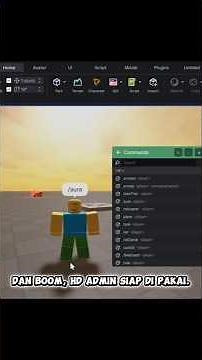 cara menambahkan HD Admin di Roblox studio.#robloxstudio