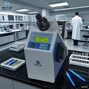 [Hot Item] Skz1019A Liquid and Solid Transparent Brix Meter Abbe Digital Refractometer