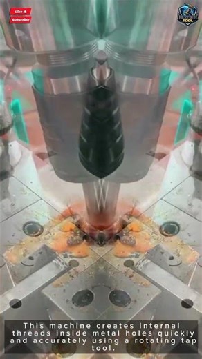 Automatic Thread Tapping Machine | Precision Metal Threading#tool