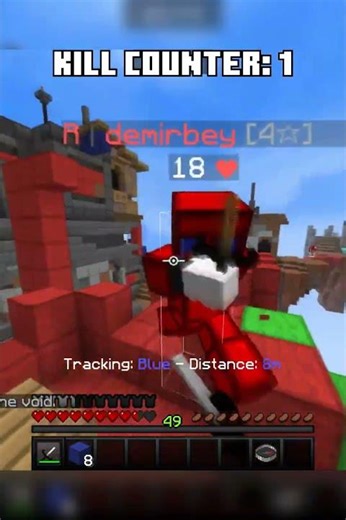 I Ruined His Day With A Fireball... (Wait for it) 💀| Bedwars Squads | #minecraft #bedwars