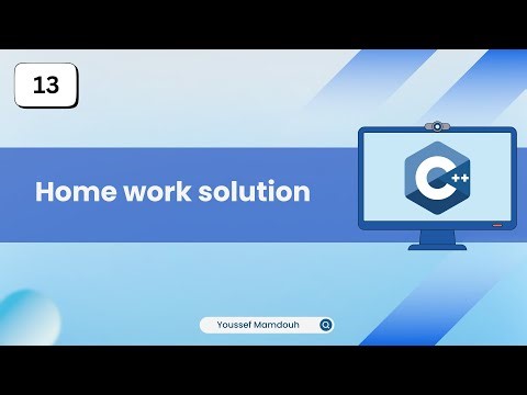 Home work solution || 13