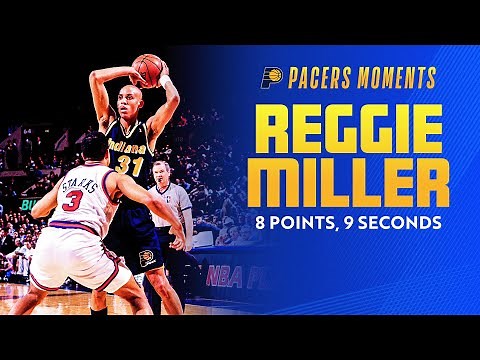 Reggie Miller Scores 8 Points in 9 Seconds to Beat Knicks (May 7, 1995) | Indiana Pacers