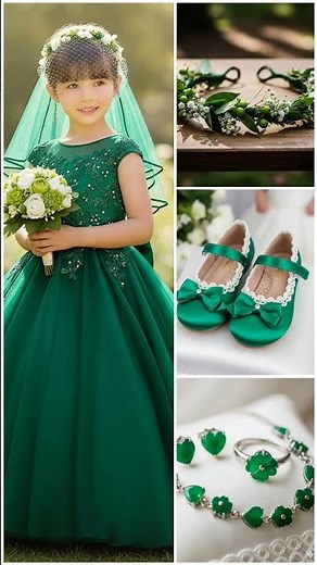 Wedding dress #kidsfashion #cute #asethetic