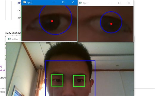 opencv 眼球追踪 python 小白学习机器视觉