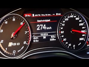 Audi RS6 C7 ABT 700hp Acceleration & Brutal Sound