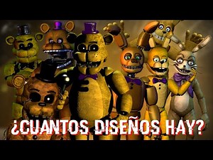 ¿Cuantos diseños hay de Fredbear y Spring Bonnie? | MI OPINIÓN