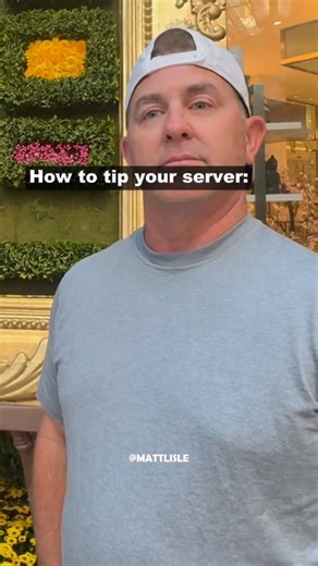 How to tip your server: Your bill = $102.00 Move the decimal one place to the left - $10.20 Then multiply it by 3 = $30.60 Your final total - $132.60 If you cannot afford this, then do NOT go out to eat. | Matt Lisle