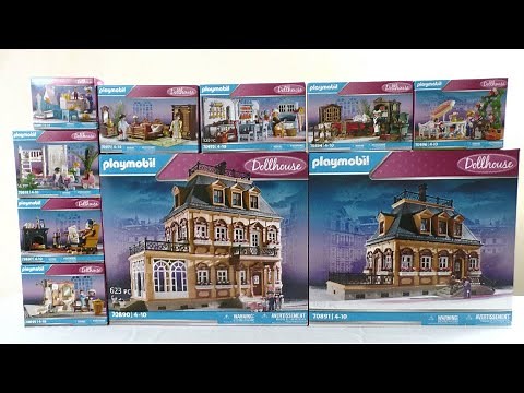 Playmobil unboxing : The Victorian House (2022) - 70890, 70891, 70892... 70897, 70970, 70971