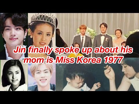 BTS Jin Response to rumour about his mother is Miss Korea 1977 || BTS Jin mom is miss korea 1997?