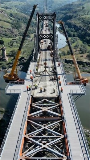 You Won’t Believe What They Did to This Broken Bridge 😱#construction #decoration