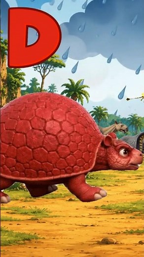 ABC Colorful Prehistoric Animals Song🦣 Orange Purple Teal Red🌈 Learn Letters, Colors & Animal Sounds