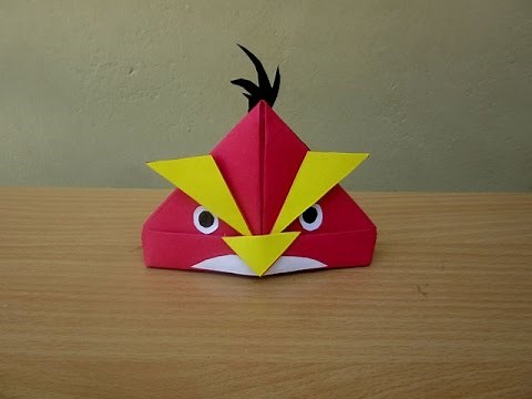 How to Make a Paper Angry Bird - Easy Tutorials