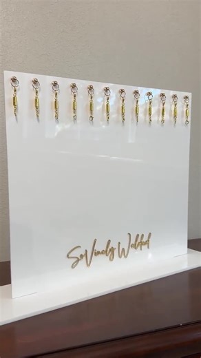 Permanent Jewelry Bracelet and Chain Display, Vendor Event, Table Sign, Boutique Display, 12 Hooks With Magnetic Clasps - Etsy