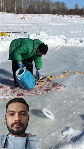 see Ice Fishing Without Tools Old Survival Method Goes Viral,path, 017