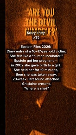 Part 35 | CASE FILE: THE INCUBATOR #epsteinisland #jeffreyepstein#epstein #files