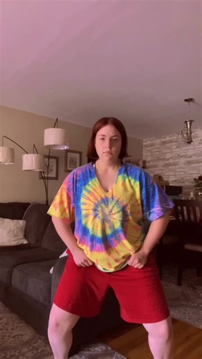 Post two days in a row? 🫢 #tomboy #clotheshavenogender #masculine #oversizeclothes #lesbian #dancer #redhair #shorthair #pov #tiedye #pov #fyp #foryoupage #storytime #lifehacks #ColorCustomizer #greenscreen #thick