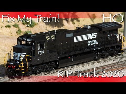Fix My Train! - Fixing Coupler Height, Body Wobble, and More! RIP Track Compilation 2020!