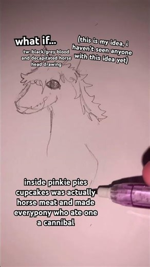 first horse drawing without a reference!! #mlp #mlpinfectionau #mlpinfection #givemebackmykids #art