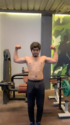 One Month Result❤️‍🔥 #gym #shortsfeed
