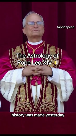 HABEMUS PAPAM. Breaking down the chart of the first American Pope, Leo XIV. Also not mentioned but depending at what time he was born he could be a Leo moon, he also has Leo jupiter, Pluto and Uranus. So very fitting for the name he chose 🦁👑 #astrology #astrologytiktok #astroworld #leo #popeleo #virgo #astrologyfacts #astrologysigns #astrologyfyp