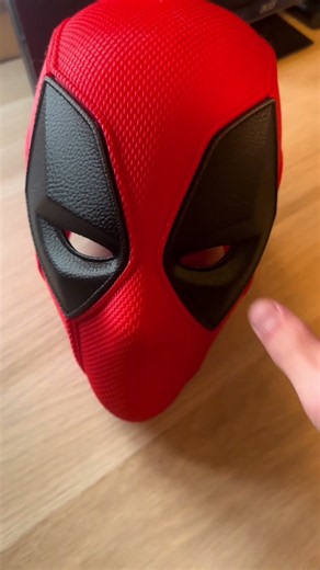 Deadpool face mask using magnets and 3dprinter #3dprinter #deadpool #fullface #projects #bambulab