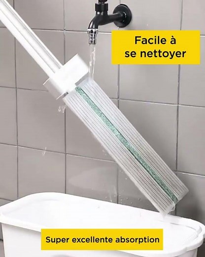 Joybos®Balai serpillière éponge Avec Mécanisme D'essorage
