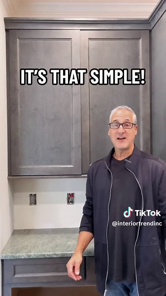 Your Kitchen Walls Never Looked So Good. This Cabinet Hack Stops Your Cabinet Doors From Slamming into the Walls. Just Follow The 4 Easy Steps. #hacks #cabinets #gadgets #fyp #viral