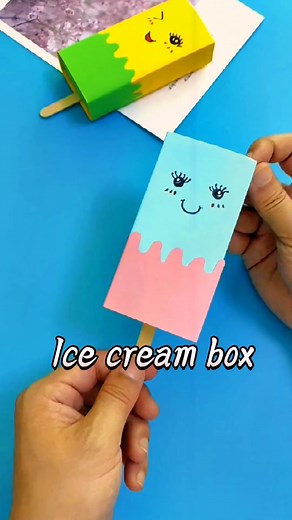 DIY Ice Cream Box Craft for Kids