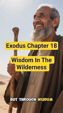 Exodus Chapter 18 - Wisdom In The Wilderness